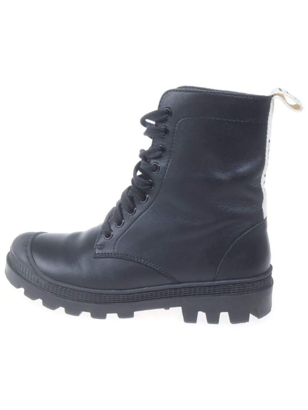 Loewe Logo Suup Leather Short Boots Black 37